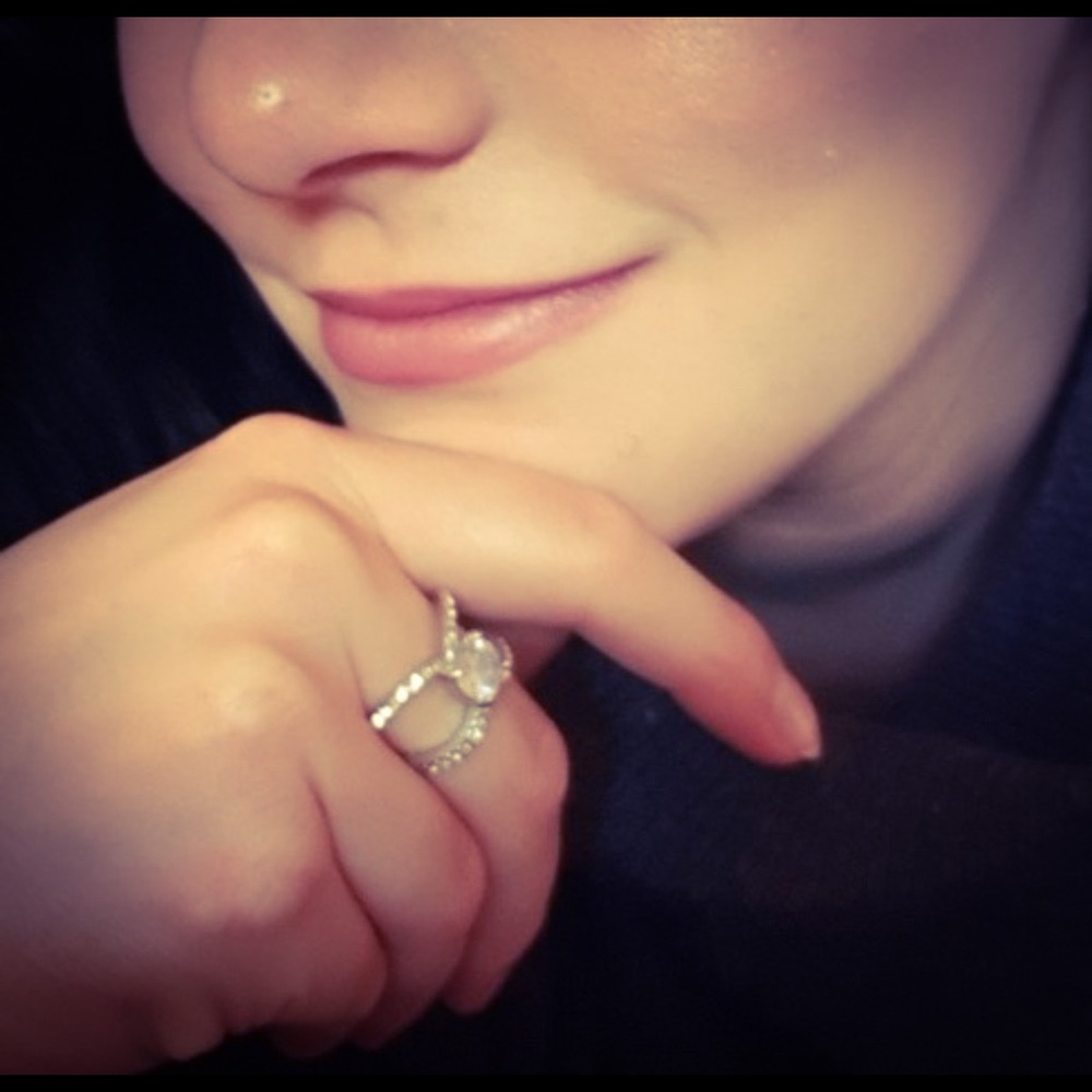 Natural 3.97CT White Sapphire Infinity S925 Ring - Picture 3 of 8